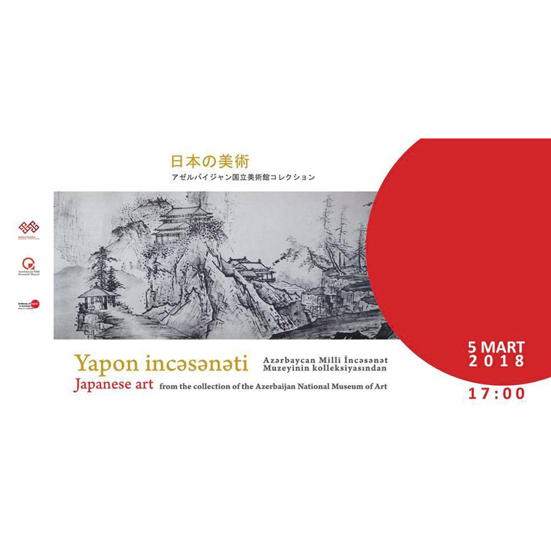 The exhibition “Japanese art from national collections from Azerbaijan national art museum”